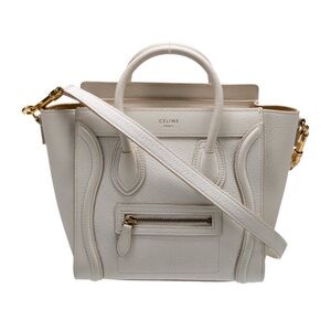 Celine Leather Luggage Nano